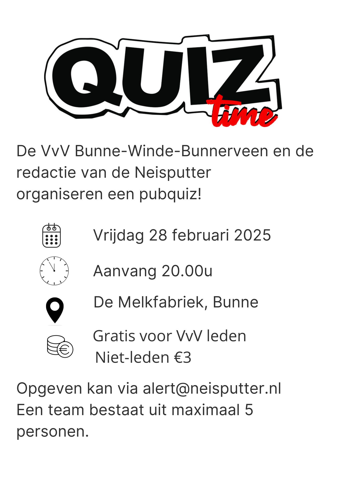 Pubquiz 2025 Bunne Winde